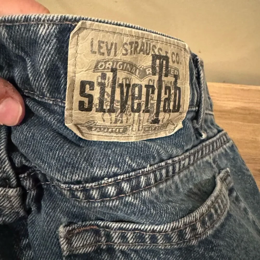 Vintage 90s Levi’s Silvertab Straight & Narrow Leg Jeans 36/34 - Picture 12 of 12